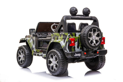 Jeep elétrico Jeep Wrangler Rubicon DK-JWR555 camuflado
