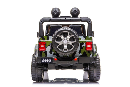 Jeep elétrico Jeep Wrangler Rubicon DK-JWR555 camuflado