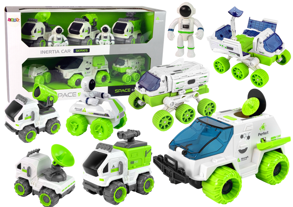 Veículo espacial rover satélite 6 em 1