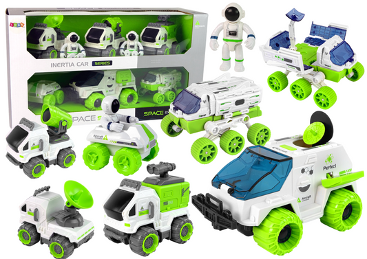 Veículo espacial rover satélite 6 em 1