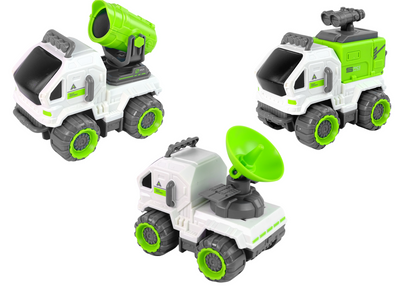 Veículo espacial rover satélite 6 em 1