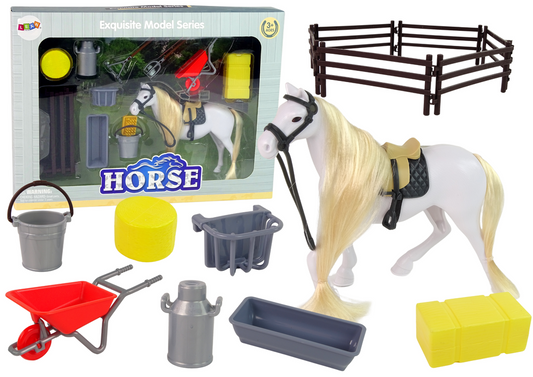 Cavalo escovar com acessórios quinta