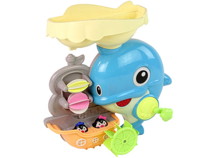 Brinquedo banho golfinho cascata água