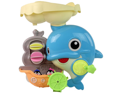 Brinquedo banho golfinho cascata água
