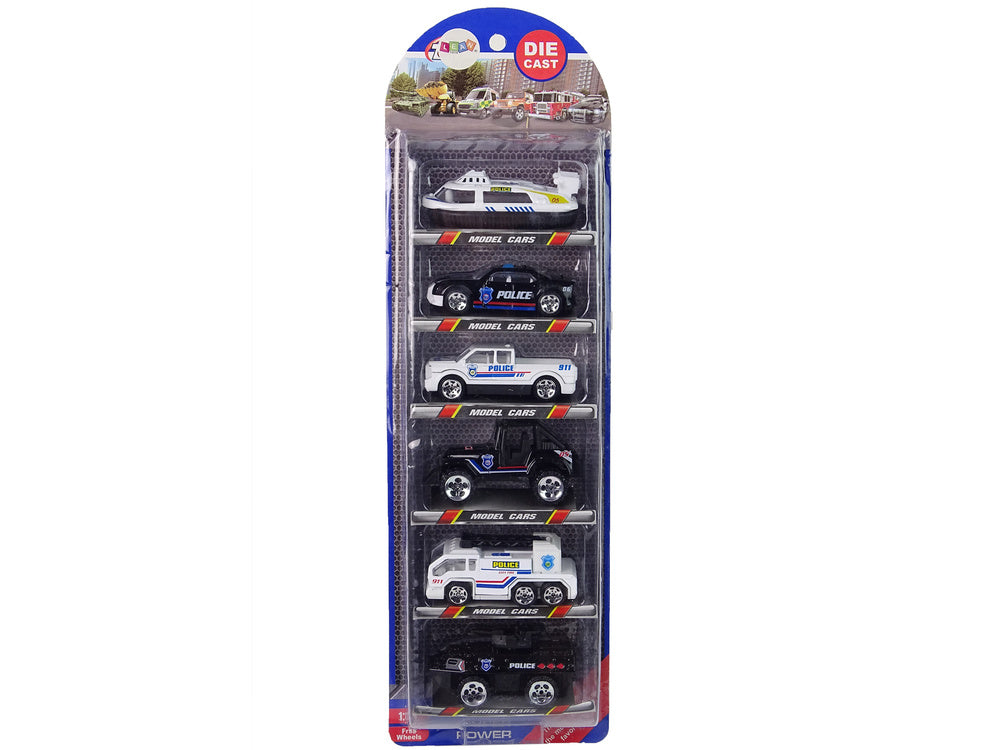 Carros polícia miniatura 1:64