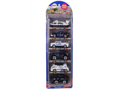 Carros polícia miniatura 1:64