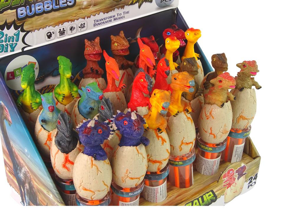 Bolhas sabão dinossauro 18 cm (1 unidade, sortido)