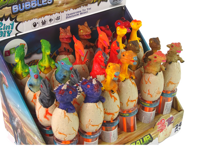 Bolhas sabão dinossauro 18 cm (1 unidade, sortido)