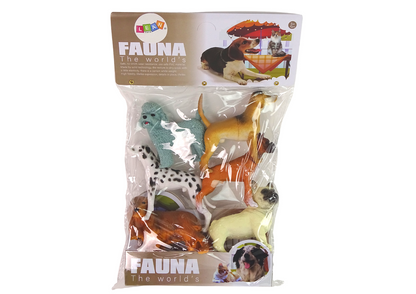 Cães 6 peças
