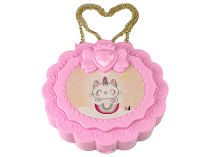 Kit maquilhagem unicórnio rosa