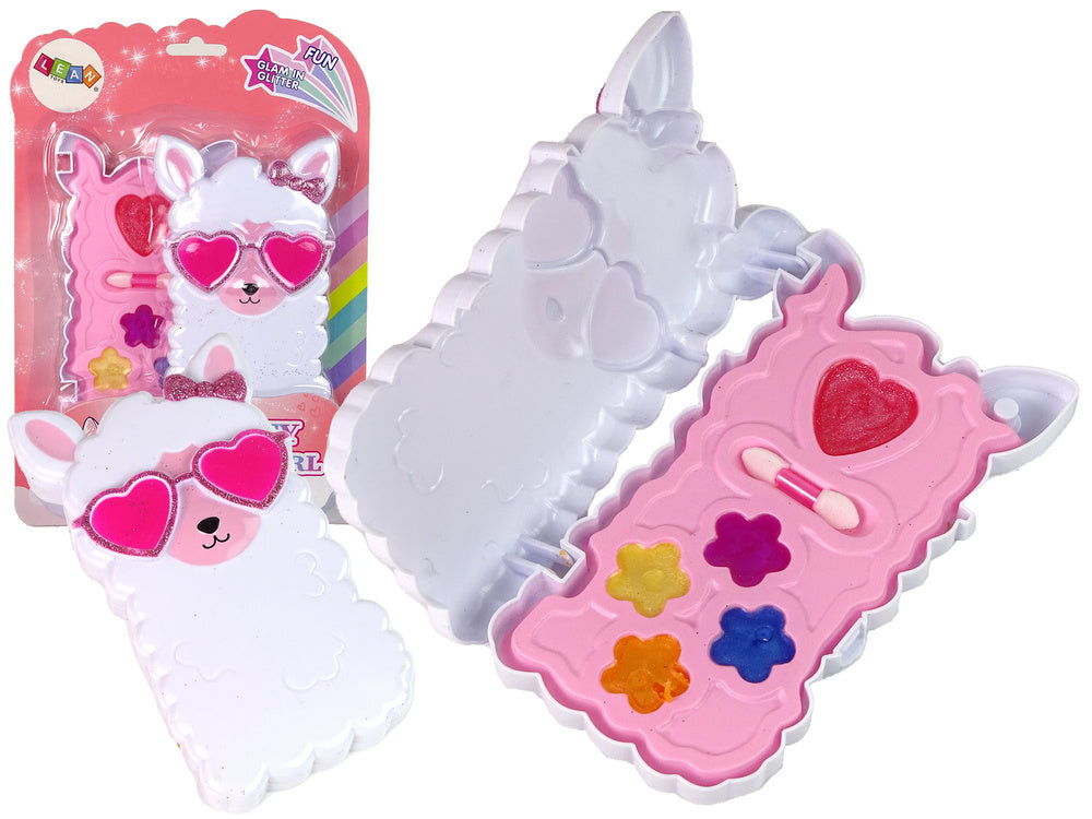 Kit maquilhagem gloss lama rosa