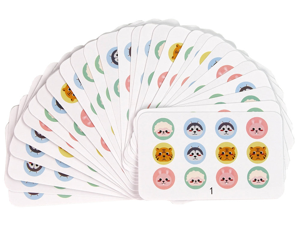 Puzzle madeira animais dupla face educativo