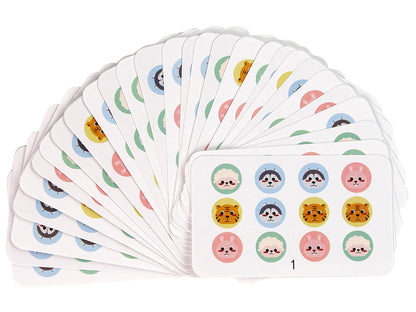 Puzzle madeira animais dupla face educativo