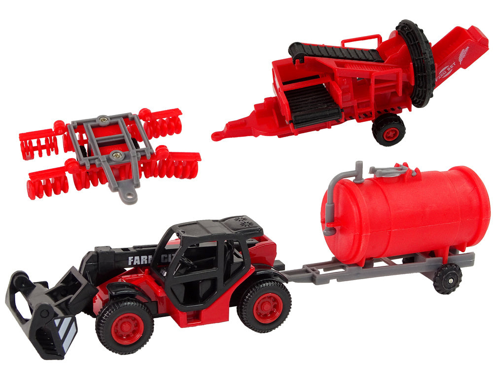 Veículos agrícolas tratores metal 12 peças