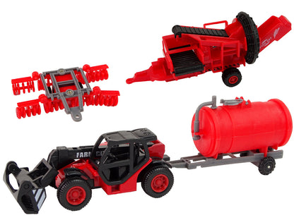 Veículos agrícolas tratores metal 12 peças