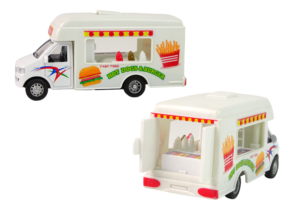 Carrinha gelados fast-food fricção (1 unidade, sortido)
