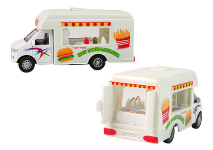 Carrinha gelados fast-food fricção (1 unidade, sortido)