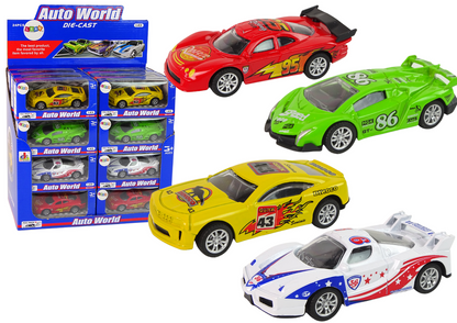Carros desportivos miniatura 1:43 (1 unidade, sortido)