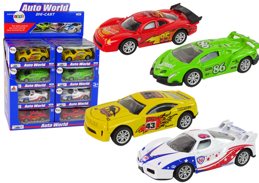 Carros desportivos miniatura 1:43 (1 unidade, sortido)