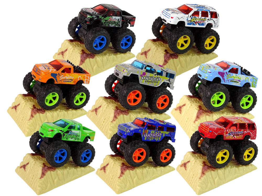 Monster truck pull-back pneus borracha (1unidade, sortido)
