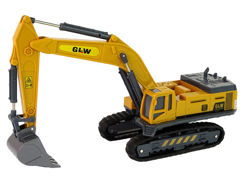 Escavadora Caterpillar amarela 1:55