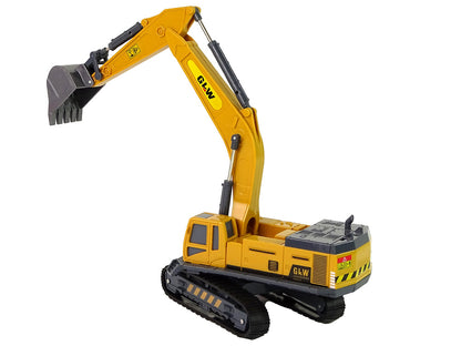 Escavadora Caterpillar amarela 1:55