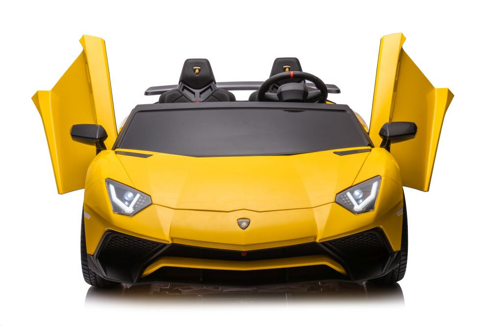 Carro elétrico Lamborghini XXL A8803 amarelo 24V