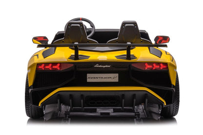 Carro elétrico Lamborghini XXL A8803 amarelo 24V
