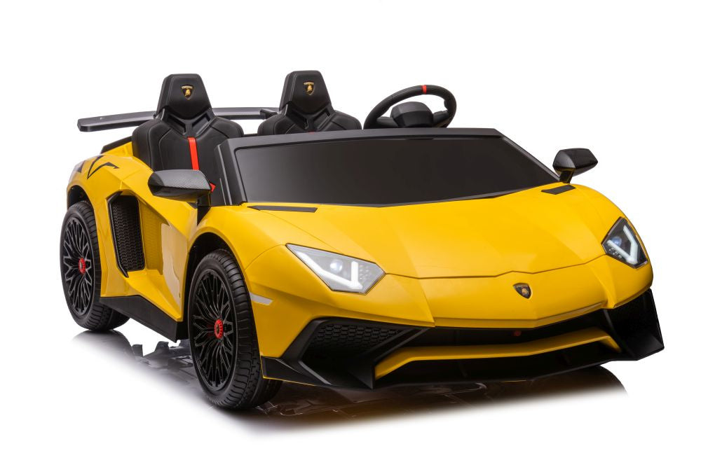 Carro elétrico Lamborghini XXL A8803 amarelo 24V