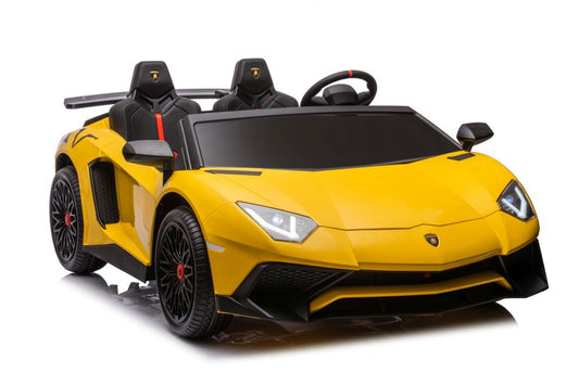 Carro elétrico Lamborghini XXL A8803 amarelo 24V