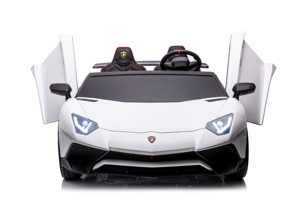 Carro elétrico Lamborghini XXL A8803 branco 24V