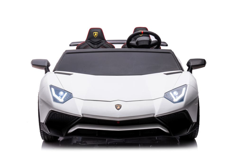 Carro elétrico Lamborghini XXL A8803 branco 24V
