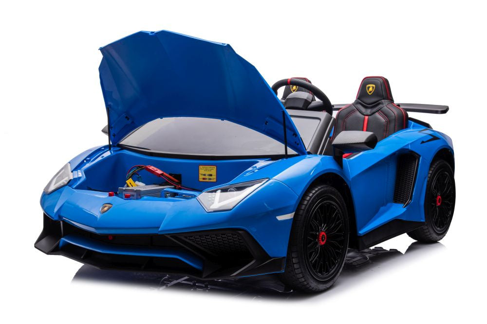 Carro elétrico Lamborghini XXL A8803 azul 24V