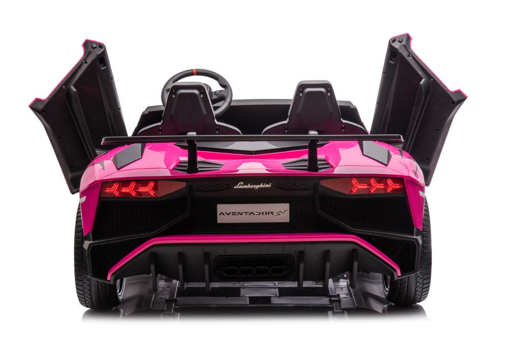 Carro elétrico Lamborghini XXL A8803 rosa 24V