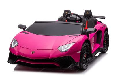 Carro elétrico Lamborghini XXL A8803 rosa 24V