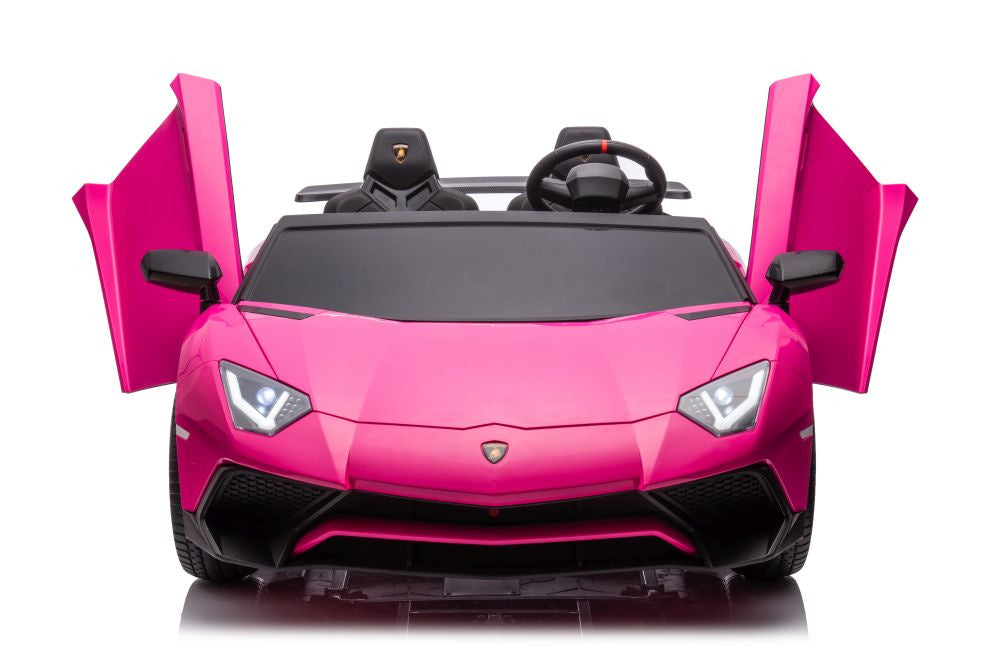 Carro elétrico Lamborghini XXL A8803 rosa 24V