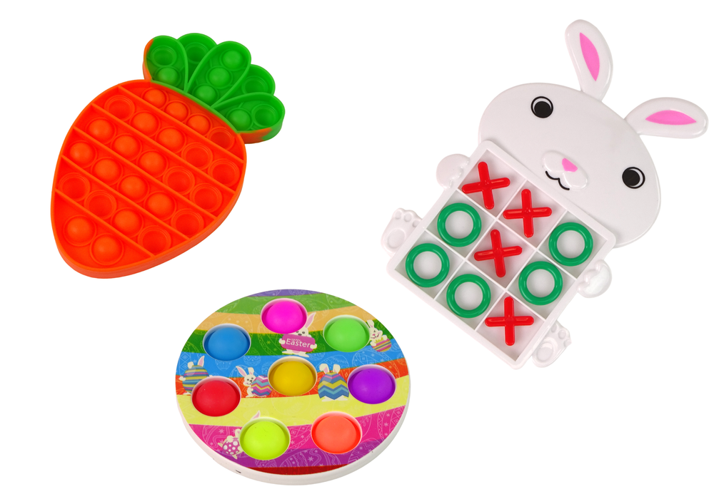 Kit anti-stress Squishy de Páscoa 18 peças