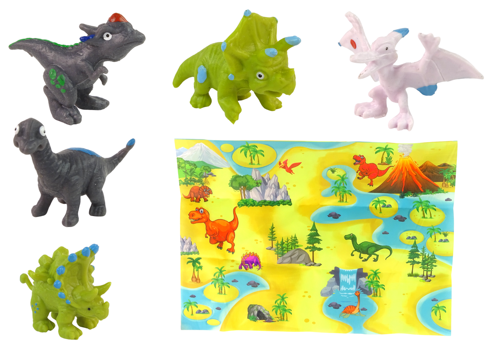 Kit DIY para pintar ovos de dinossauro