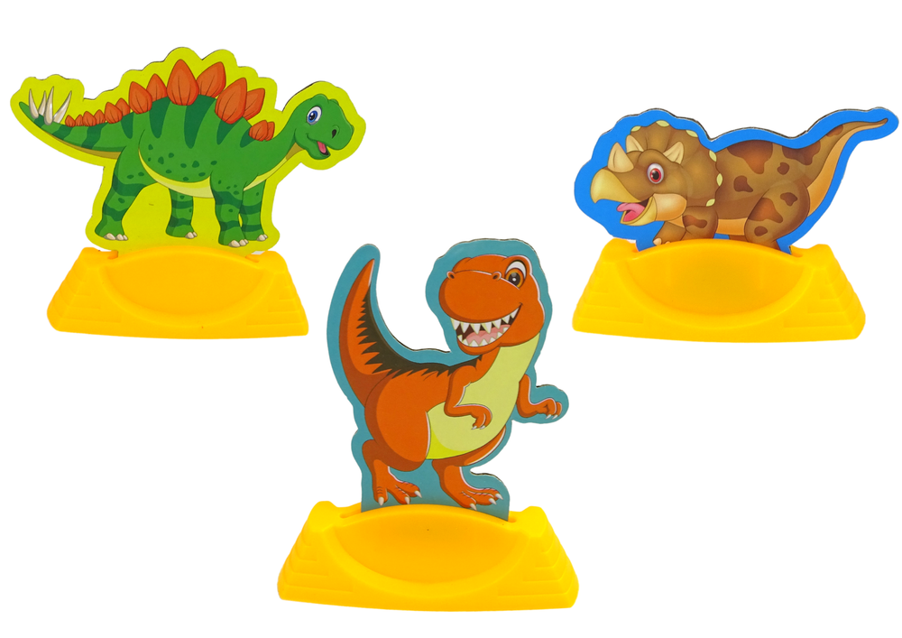 Kit criativo DIY ovos de dinossauro para pintar com transportador