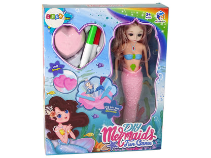 Kit escavação tesouros de sereia rosa