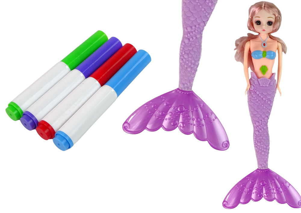 Kit escavação tesouros de sereia roxa