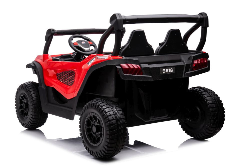 Carro elétrico S618 vermelho 4x4
