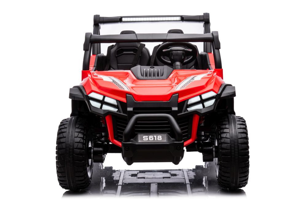 Carro elétrico S618 vermelho 4x4