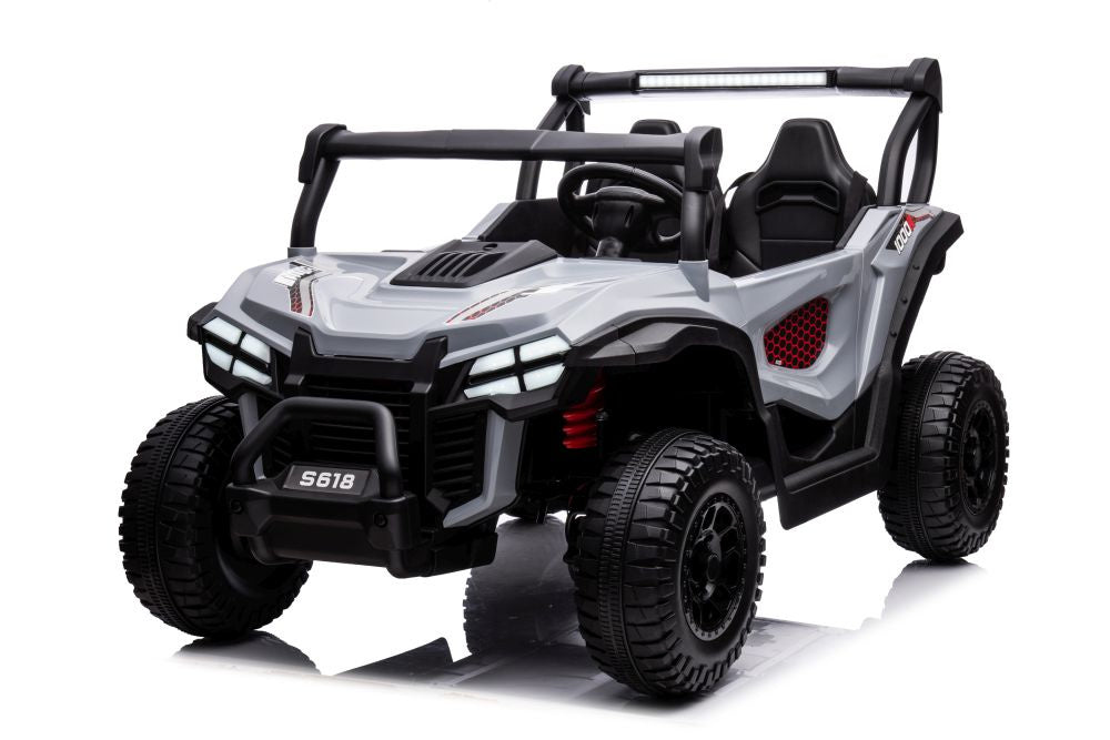 Carro elétrico S618 cinzento 4x4
