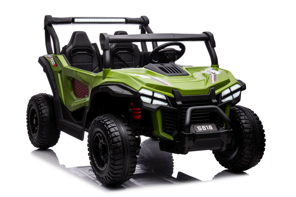 Carro elétrico S618 verde 4x4