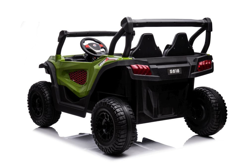 Carro elétrico S618 verde 4x4