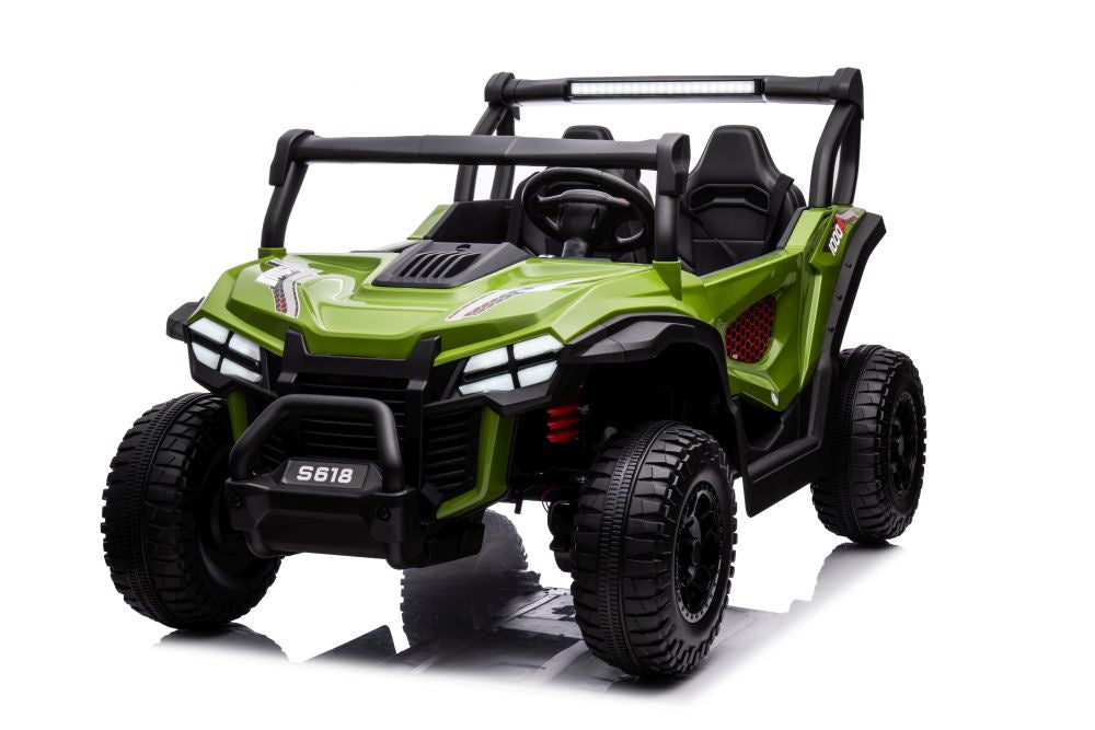 Carro elétrico S618 verde 4x4