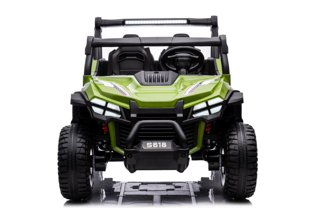 Carro elétrico S618 verde 4x4