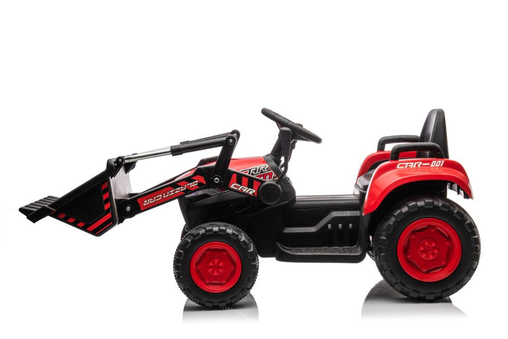 Trator elétrico com pá BW-X002A vermelho