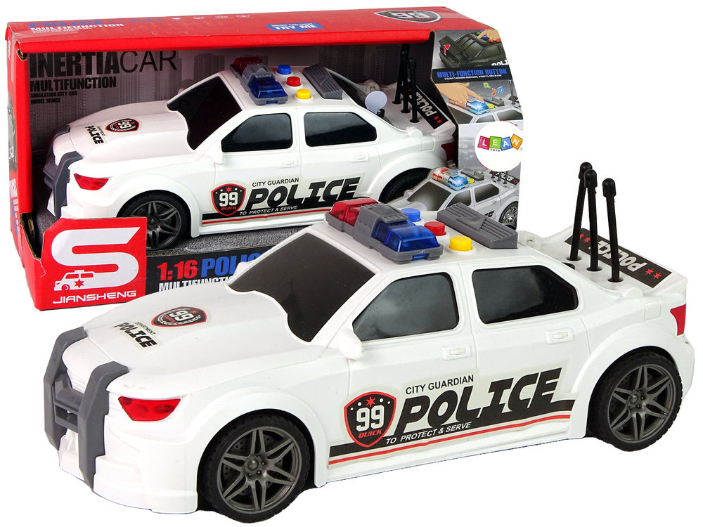 Carro de corrida desportivo branco